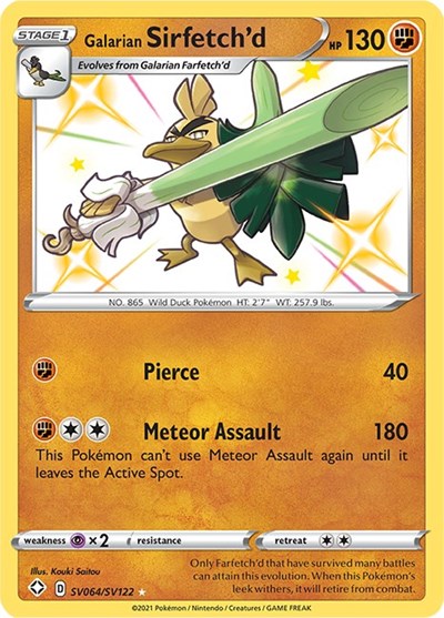 Galarian Sirfetch'd [Shining Fates: Shiny Vault]