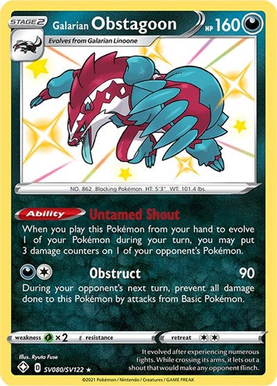 Galarian Obstagoon [Shining Fates: Shiny Vault]