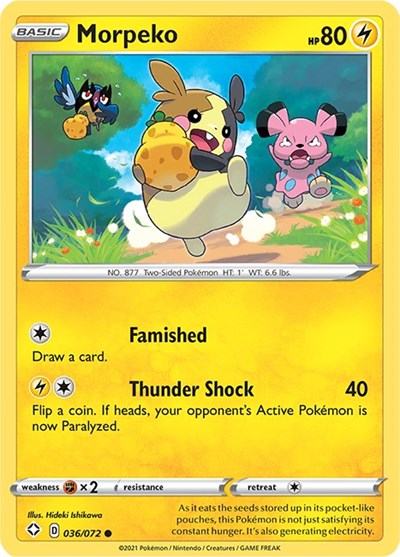 Morpeko (036) [Shining Fates]