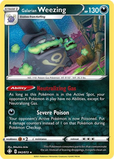 Galarian Weezing [Shining Fates]