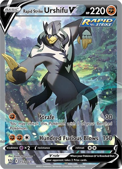 Rapid Strike Urshifu V (Alternate Full Art) [SWSH05: Battle Styles]