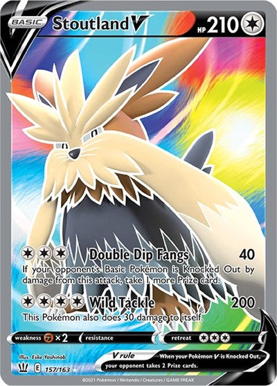 Stoutland V (Full Art) [SWSH05: Battle Styles]