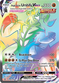 Single Strike Urshifu VMAX (Secret) [SWSH05: Battle Styles]