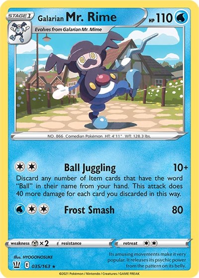 Galarian Mr. Rime [SWSH05: Battle Styles]