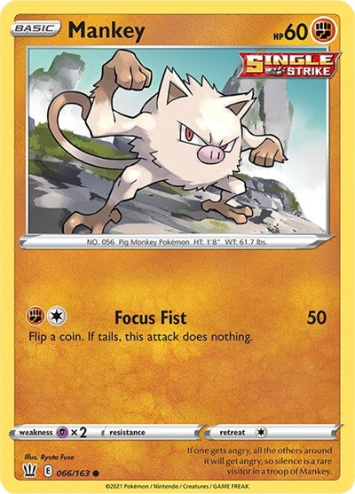 Mankey [SWSH05: Battle Styles]