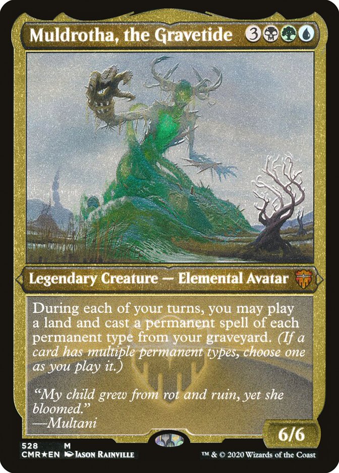 Muldrotha, the Gravetide (Foil Etched) [Commander Legends]
