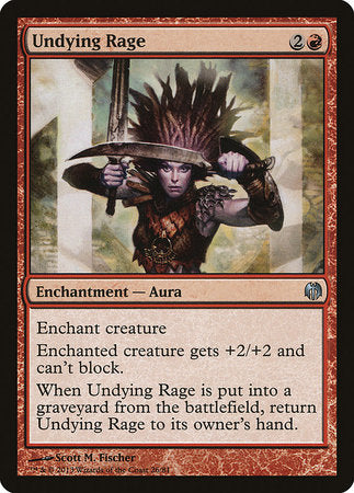 Undying Rage [Duel Decks: Heroes vs. Monsters]