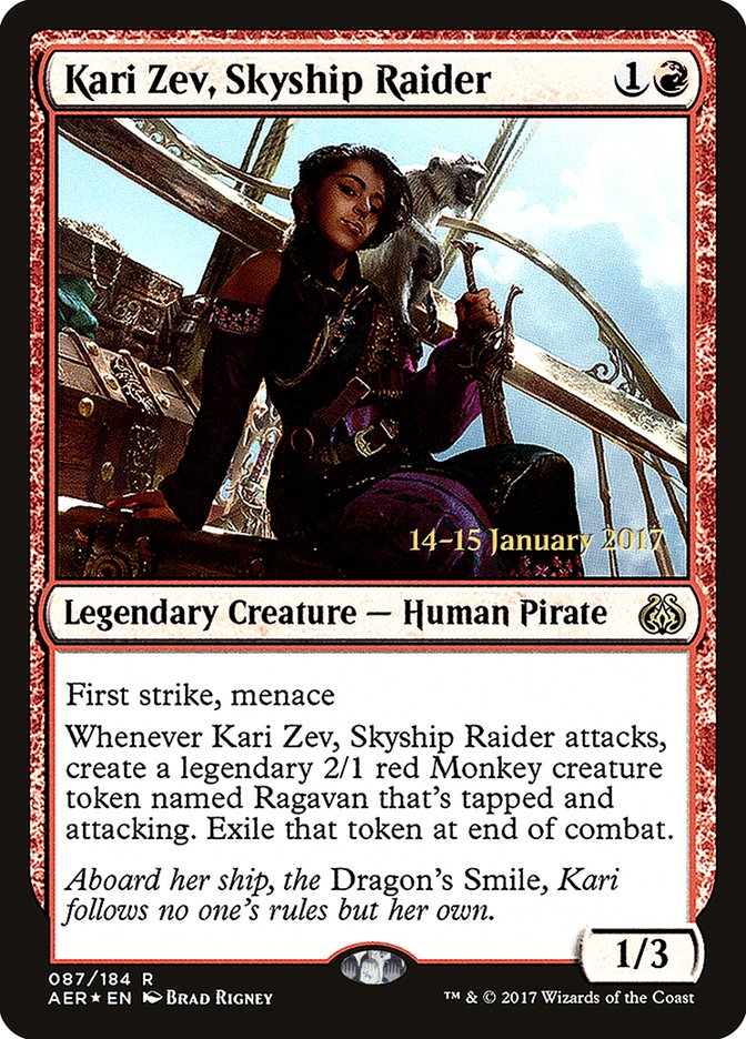 Kari Zev, Skyship Raider [Aether Revolt Promos]
