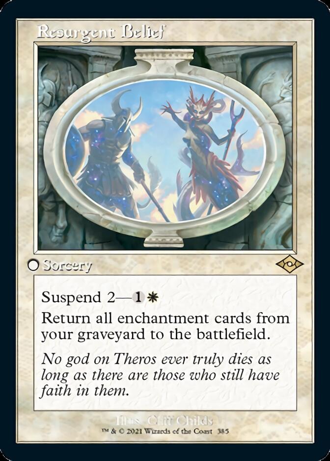 Resurgent Belief (Retro Etched Foil) [Modern Horizons 2]