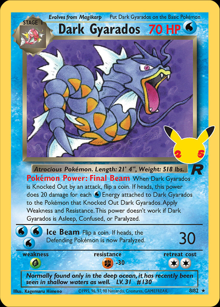 Dark Gyarados (8/82) [Celebrations: Classic Collection]