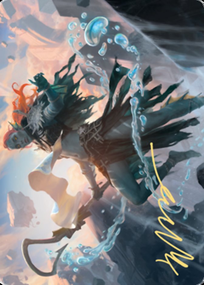 Expedition Diviner Art Card (Gold-Stamped Signature) [Art Series: Zendikar Rising]