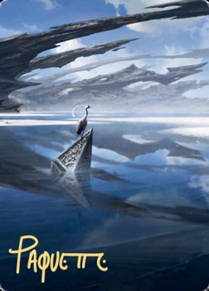 Seachrome Coast Art Card (Gold-Stamped Signature) [Art Series: Zendikar Rising]