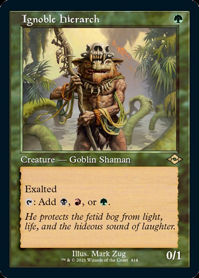 Ignoble Hierarch (Retro Etched Foil) [Modern Horizons 2]