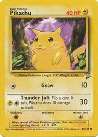 Pikachu [Base Set 2]