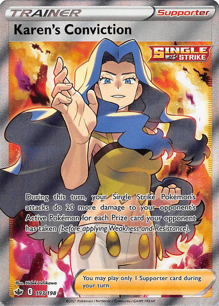 Karen’s Conviction (193/198) [Sword & Shield: Chilling Reign]