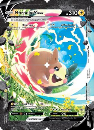Morpeko V-UNION (Set of 4) [Sword & Shield: Black Star Promos]