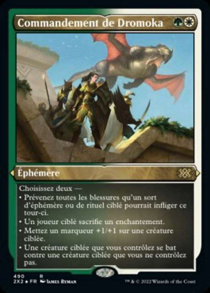 Dromoka's Command (Foil Etched) [Double Masters 2022]