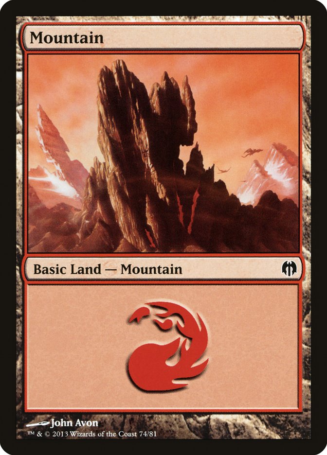 Mountain [Duel Decks: Heroes vs. Monsters]