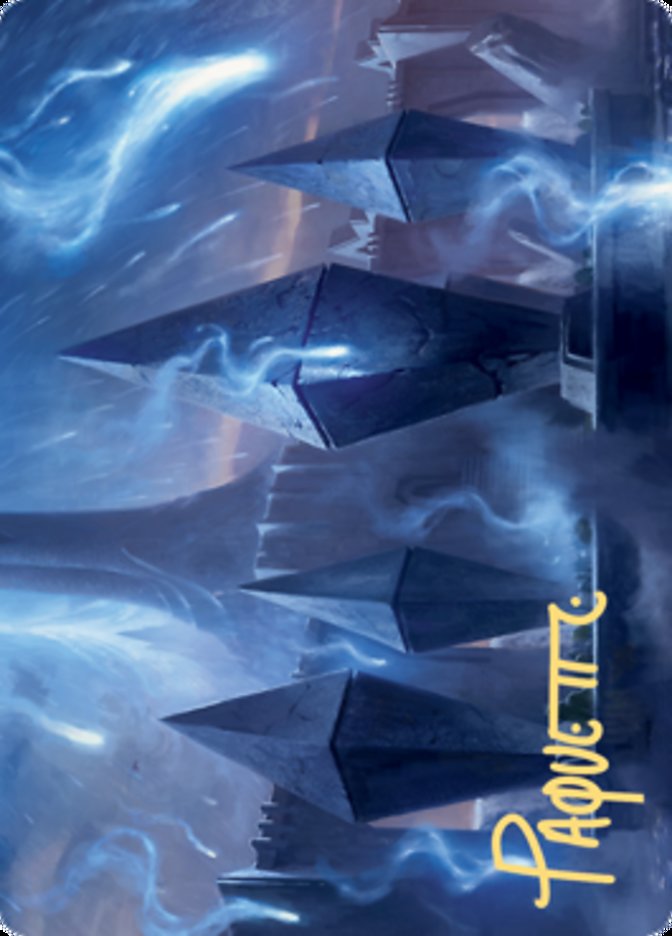 Sea Gate Restoration Art Card (Gold-Stamped Signature) [Art Series: Zendikar Rising]
