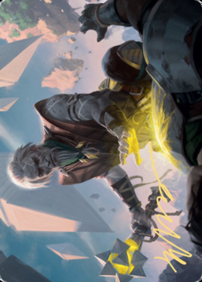 Expedition Healer Art Card (Gold-Stamped Signature) [Art Series: Zendikar Rising]