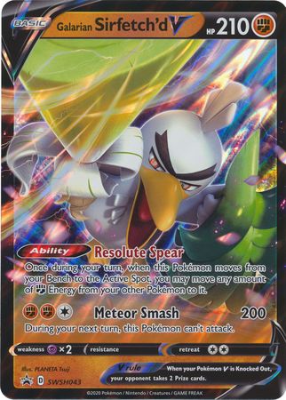 Galarian Sirfetch'd V (SWSH043) [Sword & Shield: Black Star Promos]