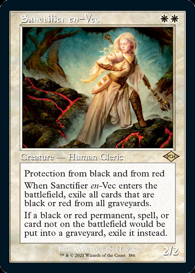 Sanctifier en-Vec (Retro Etched Foil) [Modern Horizons 2]