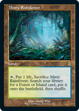 Misty Rainforest (Retro Etched Foil) [Modern Horizons 2]