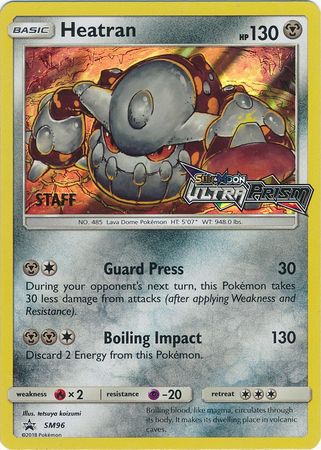 Heatran (Staff Prerelease Promo) [SM Black Star Promos]