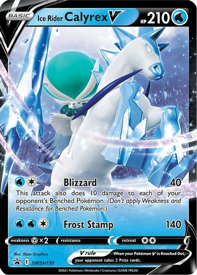 Ice Rider Calyrex V - SWSH130 [Sword & Shield: Black Star Promos]