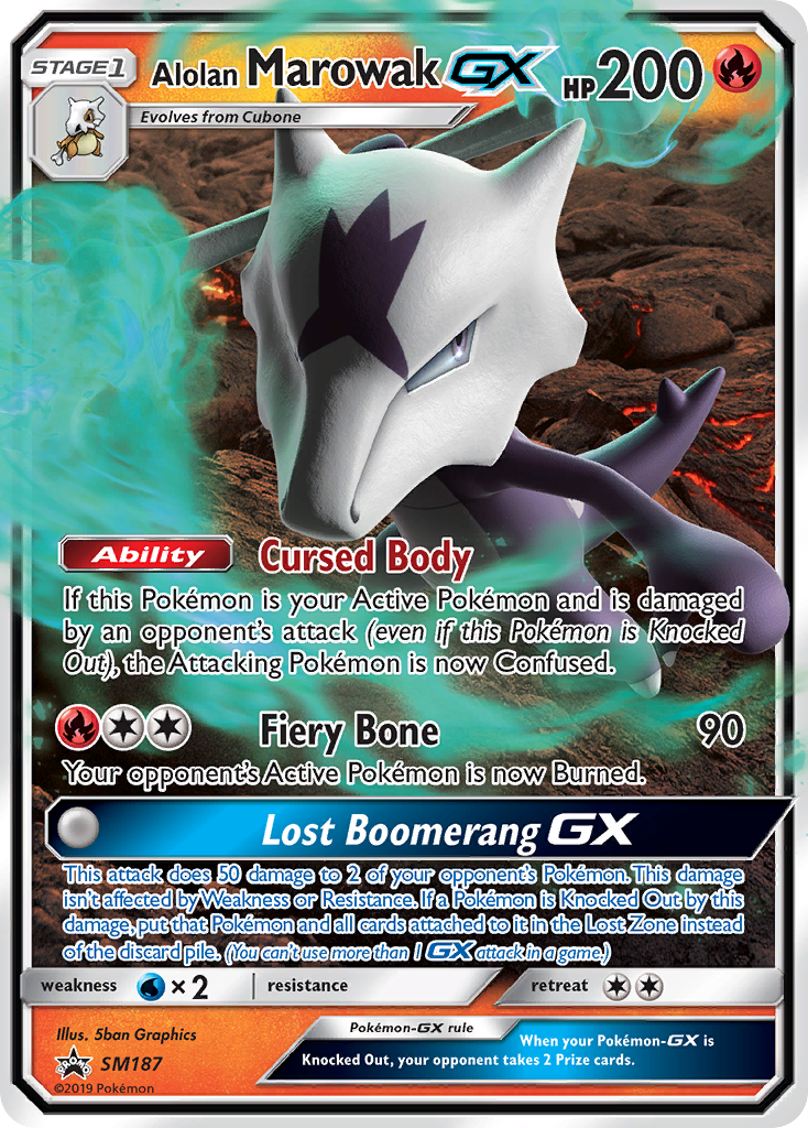 Alolan Marowak-GX [SM Black Star Promos]