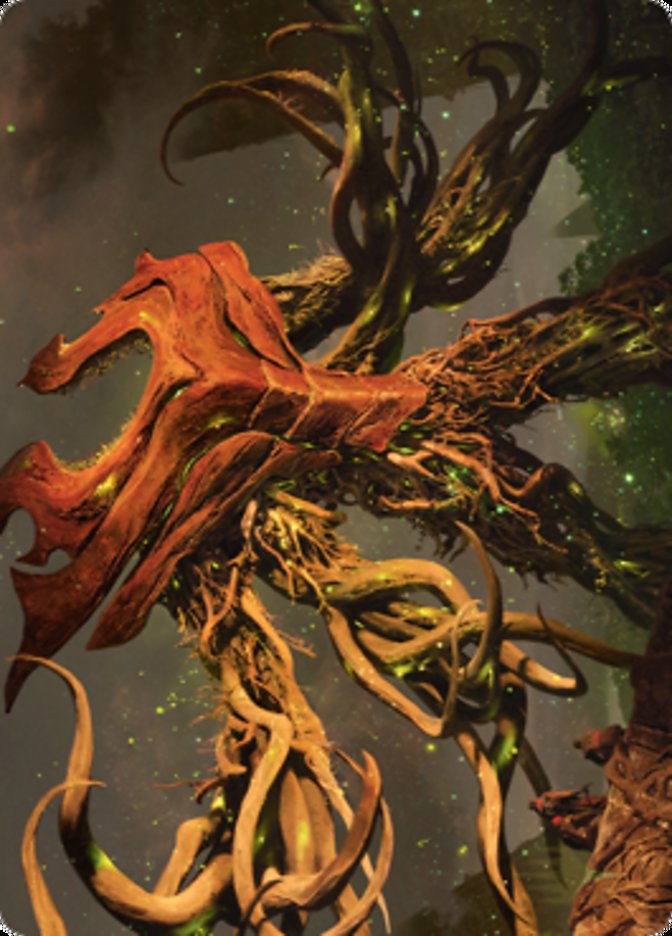 Ashaya, Soul of the Wild Art Card (Gold-Stamped Signature) [Art Series: Zendikar Rising]