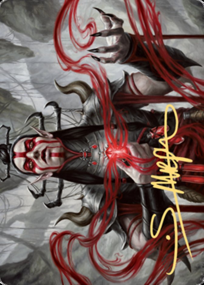 Malakir Blood-Priest Art Card (Gold-Stamped Signature) [Art Series: Zendikar Rising]