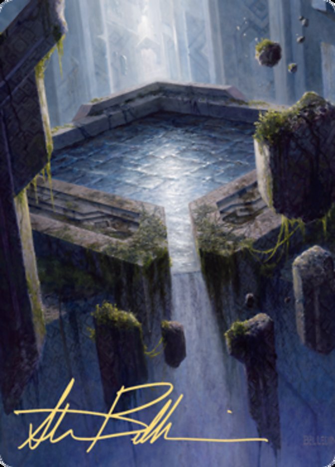 Morphic Pool Art Card (Gold-Stamped Signature) [Art Series: Zendikar Rising]
