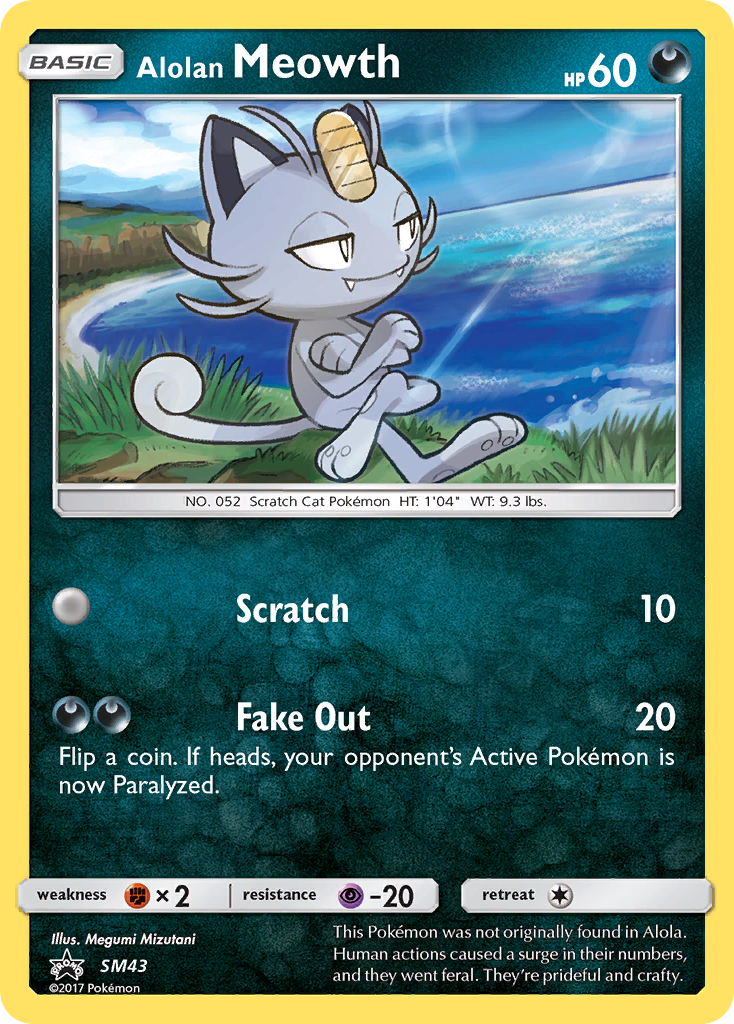 Alolan Meowth [SM Black Star Promos]