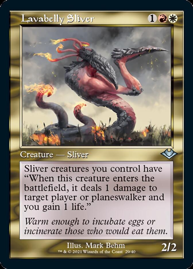 Lavabelly Sliver (Retro Etched Foil) [Modern Horizons 2]
