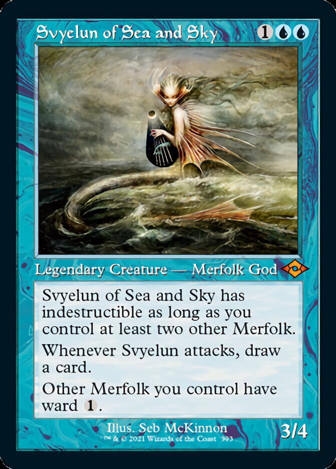 Svyelun of Sea and Sky (Retro Etched Foil) [Modern Horizons 2]