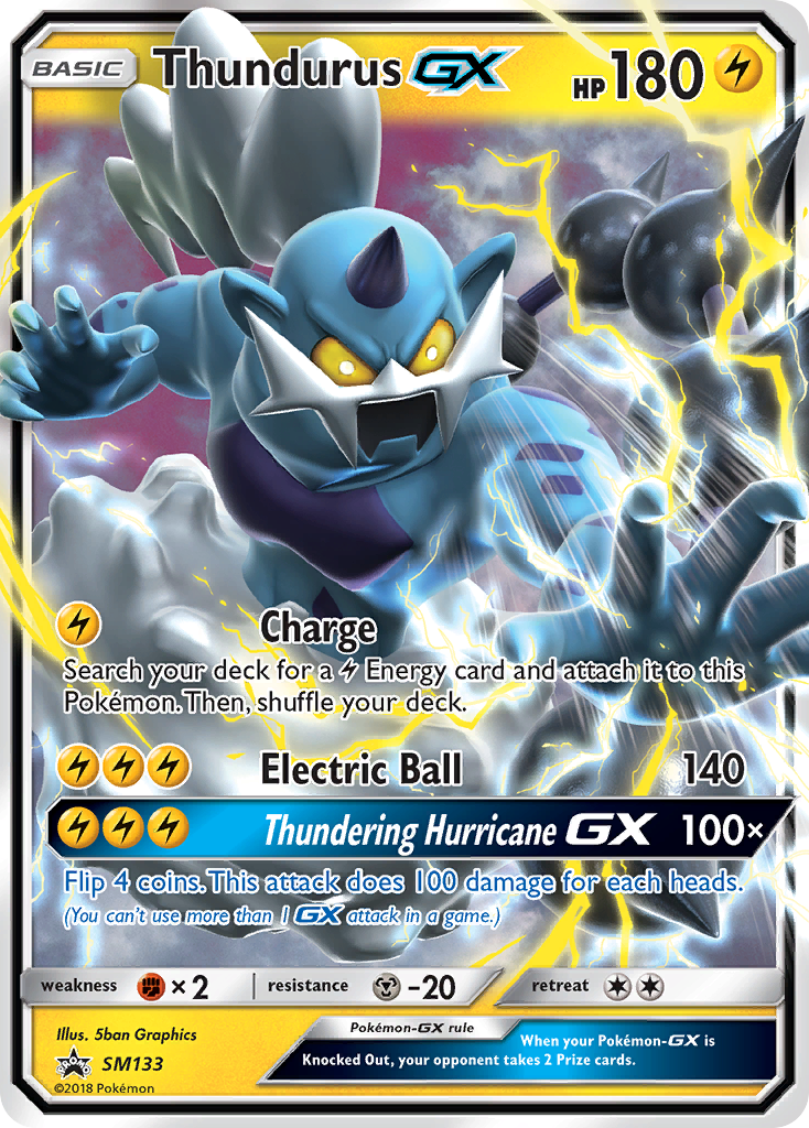 Thundurus-GX [SM Black Star Promos]