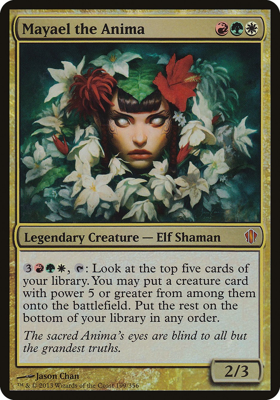 Mayael the Anima (Commander 2013) [Oversize Cards]