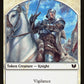 Gold // Knight (005) Double-Sided Token [Commander 2015 Tokens]
