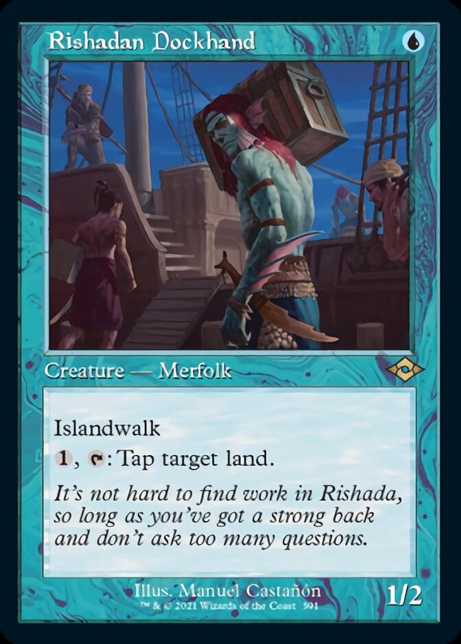 Rishadan Dockhand (Retro Etched Foil) [Modern Horizons 2]