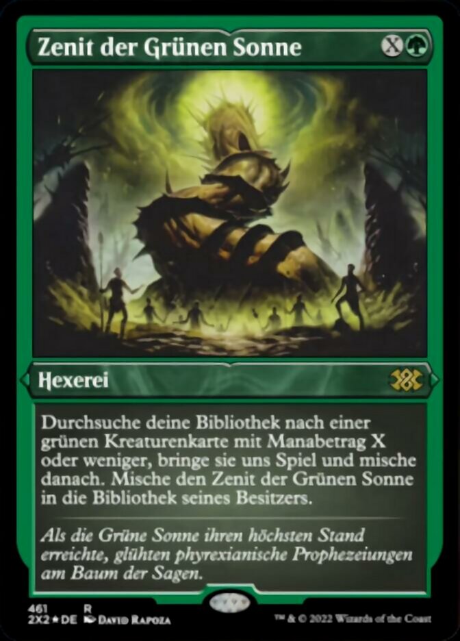 Green Sun's Zenith (Foil Etched) [Double Masters 2022]