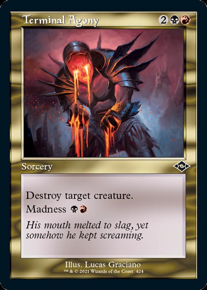 Terminal Agony (Retro Etched Foil) [Modern Horizons 2]