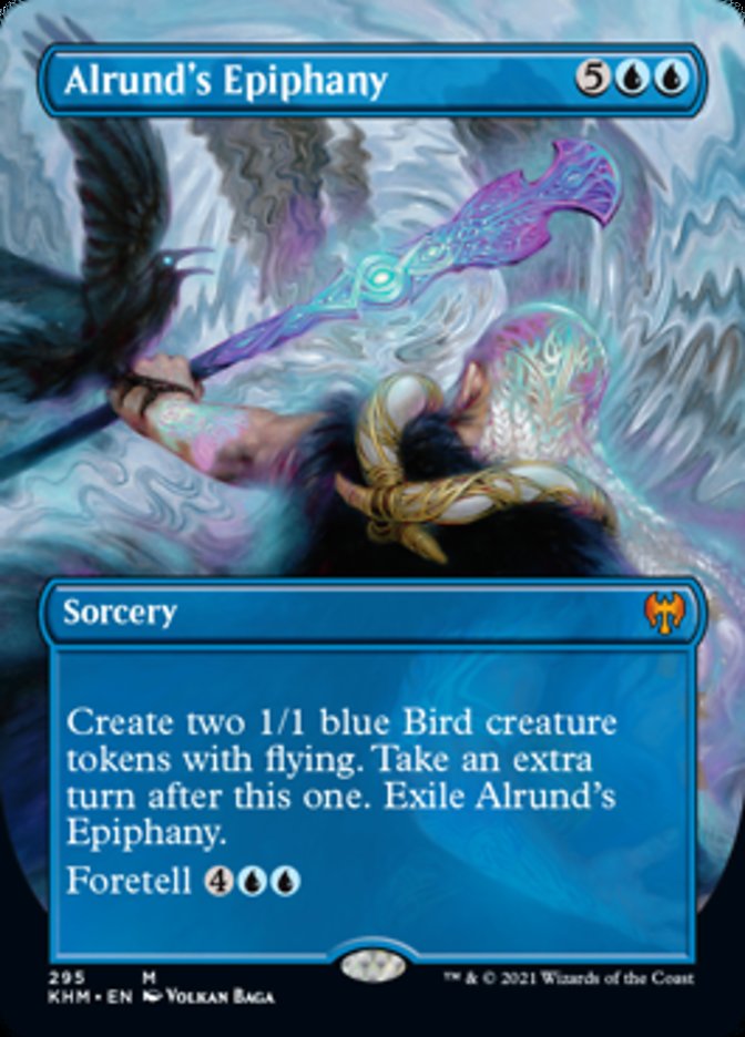 Alrund's Epiphany (Borderless) [Kaldheim]
