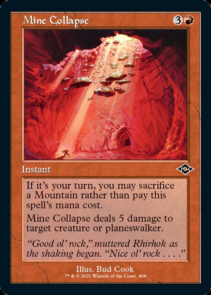 Mine Collapse (Retro Etched Foil) [Modern Horizons 2]