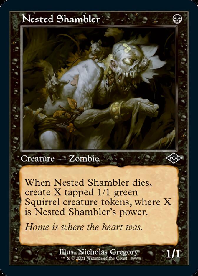 Nested Shambler (Retro Etched Foil) [Modern Horizons 2]