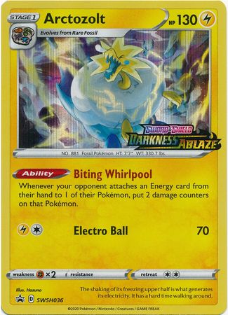 Arctozolt (Prerelease Promo) (SWSH036) [Sword & Shield: Black Star Promos]