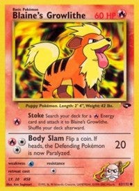 Blaine's Growlithe [Gym Challenge]