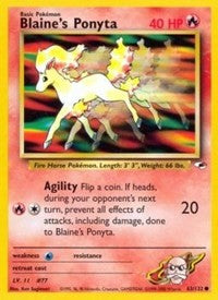 Blaine's Ponyta [Gym Heroes]
