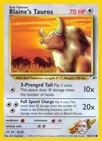 Blaine's Tauros [Gym Heroes]