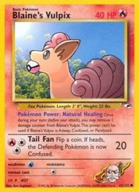 Blaine's Vulpix [Gym Heroes]